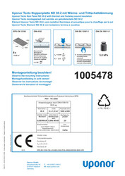 Installatiehandleiding Tecto nub panel ND 30-2 (1094175)